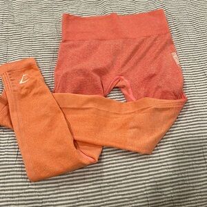 Jim shark Leggins extra small - reddish gray with the orange gently worn.